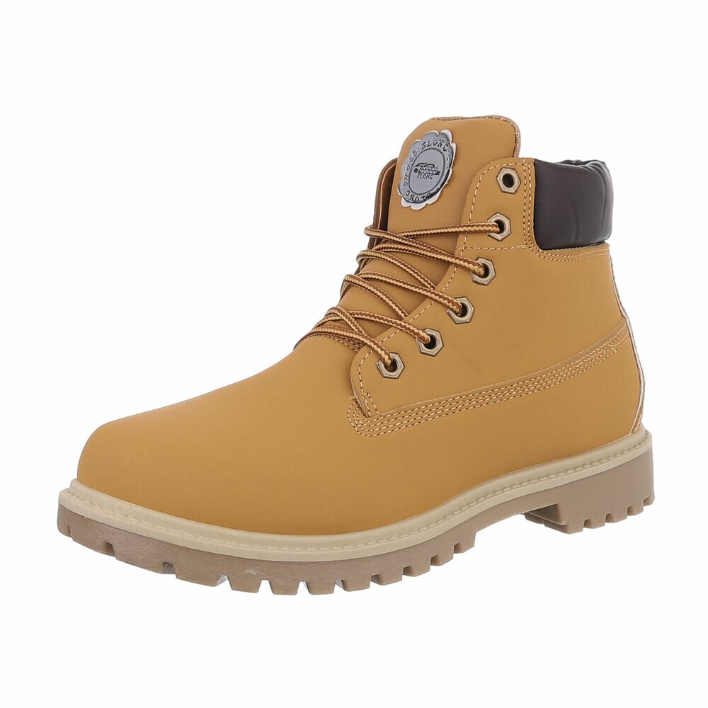Vyriški juodi „Timberland“ stiliaus auliniai batai su šviesiomis siūlėmis
