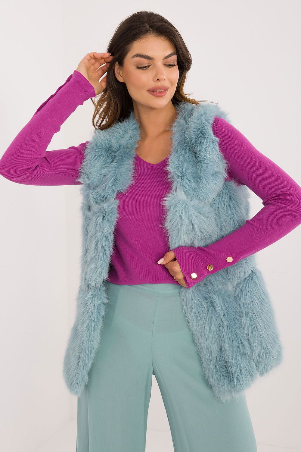  Gilet model 200199 Wool Fashion Italia 