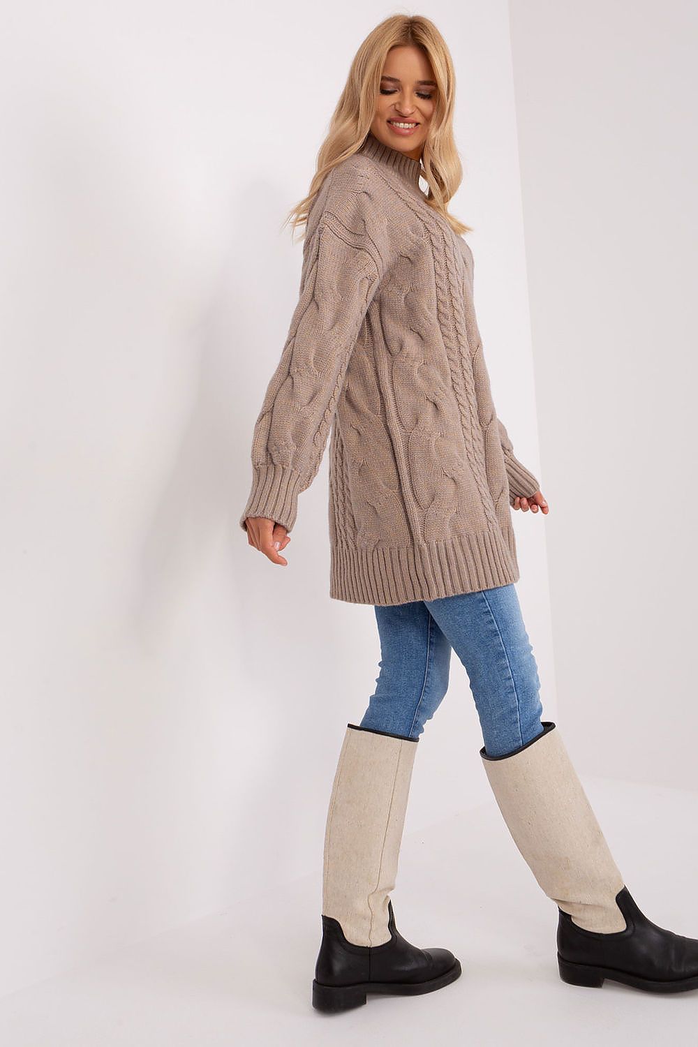  Long jumper model 185738 Wool Fashion Italia 